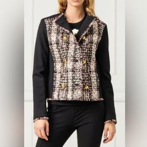Tory Burch Sammy Tweed Jacket Sz 10